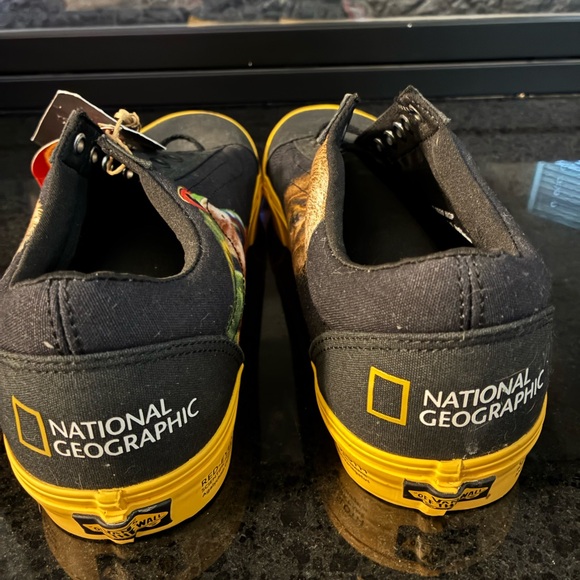 Vans National Geographic Black and Yellow Sneakers - Picture 3 of 5